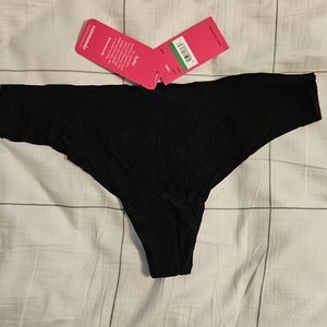 Black Commando Butter Mid Rise Thong